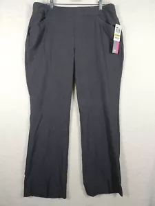 JM Collection 14 kurze Damen Hose grau BOOT LEG Komfortbund Bauchkontrolle - Bild 1 von 7