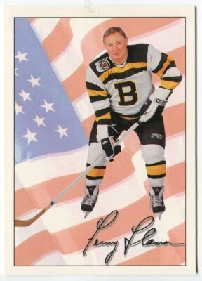 1991-92 Ultimate Original Six #76 Fern Flaman Boston Bruins - Image 1 of 2