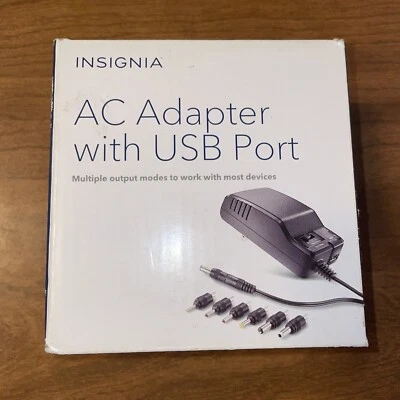 Insignia NS-AC1200 USB Port AC Adapter *Missing Adapter Tip* - Image 1 of 4
