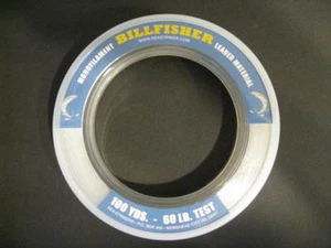 Billfisher Leader Bracelet 60Lb 100Yds Clear Monofilament Leader LB60100 - Picture 1 of 1