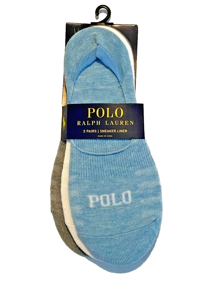 Paquete de 3 calcetines Ralph Lauren Polo forrados sin mostrar Foto 1 de 1