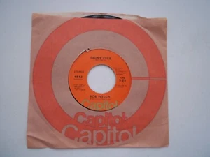 BOB WELCH - Ebony Eyes / Outskirts - 45 RPM 7" Record 1977 Capitol Records - Picture 1 of 6