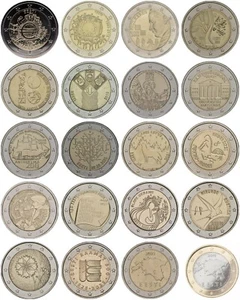 2 Euro Gedenkmünzen Estland / Estonia (2012-2025). - Bild 1 von 26