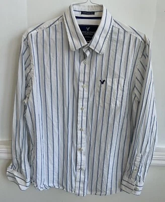 Mens Big & Tall American Eagle Outfitter 2XL Vintage Fit Shirt Long Sleeve WHITE - Image 1 of 4