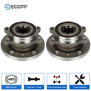 2Pcs Wheel Hub Bearing Front For Audi TT A3 Q3 Quattro VW Passat Jetta CC Beetle - Picture 1 of 14