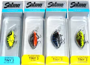 Salmo Tiny 3 Crankbaits Flotantes y Hundibles (Lote de 4-Mejores Colores) - Imagen 1 de 1