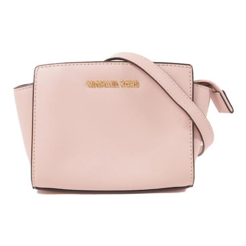 Borsa a tracolla Michael Kors GHW Selma Mini 32H3GLMC1L pelle rosa