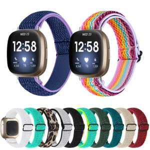 Banda deportiva de repuesto para correa elástica tejida de nailon Fitbit Versa 4/Sense2 - Imagen 1 de 23