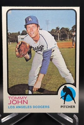 1973 Topps - #258 Tommy John - Image 1 of 4