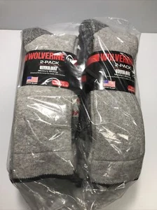 Calcetines de Trabajo Wolverine Todas las Estaciones de Algodón, Ultra-Dri, 12 pares, ¡ENVÍO GRATUITO! - Imagen 1 de 2