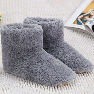 Scaldapiedi USB Invernale Peluche Caldo Elettrico Ciabatta Piedi Caldo Lavabile Nuovo - Foto 1 di 12