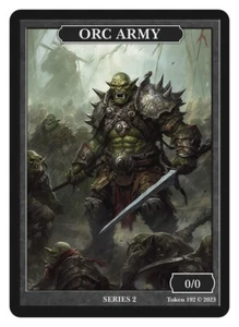 Orc Army Token  Givememana Tokens Series 2 Magic the Gathering MTG - Picture 1 of 2