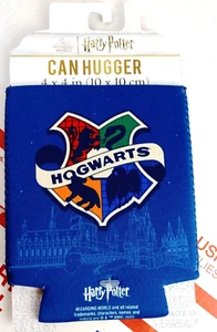 Harry Potter Hogwarts Soda Can Hugger Coozie Koozy Drink Cooler Holder Sleeve - Picture 1 of 2