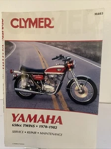 1970-1982 Clymer Yamaha 650cc Twins Service Repair Maintenance Manual M403 - Picture 1 of 3