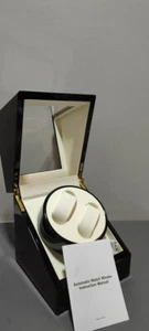 Uten Uhrenbeweger Holz Automatik Uhrenbeweger Box für 2 Armbanduhren - Bild 1 von 3