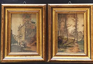 Ettore Roesler Franz (Italian), Original Handmade Reproductions, Lot Of 2, COA's - Picture 1 of 11