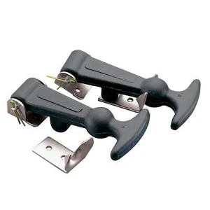 Ganchos de panel de goma Grayston, par de (grandes) - todas las fijaciones incluidas - Imagen 1 de 1