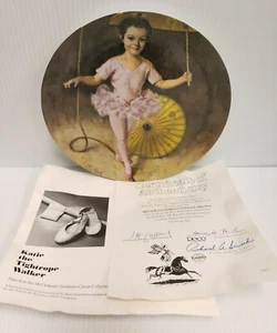 Katie the Tightrope Walker Plate w/ COA John McClelland Reco Circus Collection - Picture 1 of 2