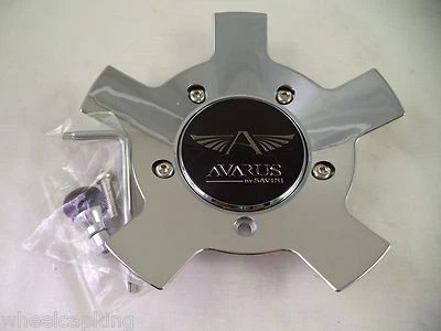 Tapas centrales de rueda personalizadas cromadas Avarus Savini # MS-CAP-Z214 (1 TAPA) Foto 1 de 4