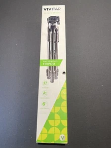 NIB Vivitar Take A Stand Tripod Photo/Video Tripod 57" & Carry Case - Picture 1 of 15