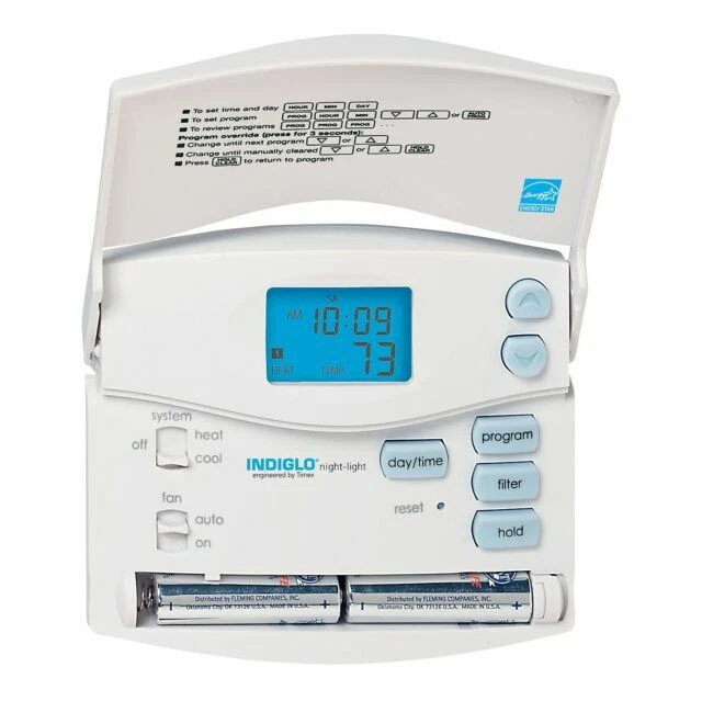 Hunter 44260 Set and Save 5+1+1 Programmable Thermostat - White