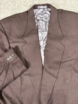 Vintage Givenchy Blazer Mens 44 Houndstooth Wool Sport Coat France Classic 90s - Image 1 of 4
