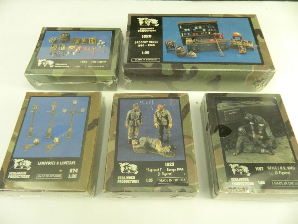 LOTE 1:35 - 5 kits de resina Verlinden - ¡fuera de producción! Foto 1 de 4
