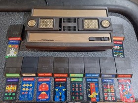 Mattel Intellivision Console Bundle With Games TESTED WORKING READ ALL!