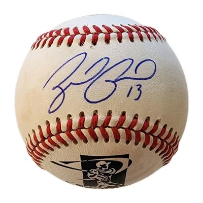 Zack Greinke Firmado Autografiado MLB Players Choice Award Rawlings Béisbol RARO Foto 1 de 4