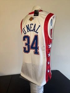Mens Mitchell & Ness NBA West Authentic Jersey 2004 All-Star Shaquille O'Neal - Picture 1 of 15