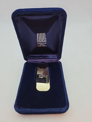Vintage Lanvin Gold Filled Money Clip With Box - Image 1 of 4