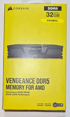 CORSAIR VENGEANCE DDR5 RAM 32GB (2x16GB) 6400MHz CL36 CMK32GX5M26400Z36 - Image 1 of 4