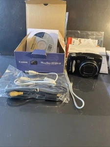 Canon Powershot SX120 IS Digital Point & Shoot Camera - Tested And Working - Picture 1 of 10