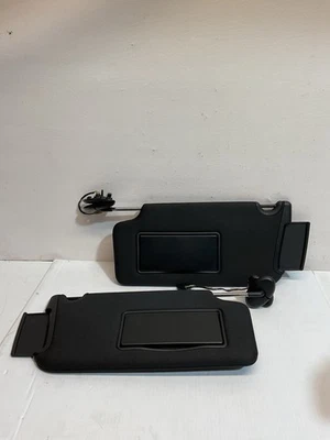 2011-2014 Charger Chrysler 300 Left & Right Illuminated Black Sun Visor Pair Oem - Image 1 of 4