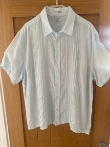 Mens Linen Summer Shirt - size: XXL (chest 48") - Picture 1 of 4