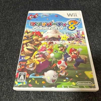 Mario Party 8 Wii Nintendo Used Tested Japanese ver with Case - Image 1 of 2