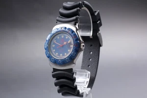 *Exc+5* TAG Heuer Formula 1 Professional 370.513 Blue 35mm Qz Men's Watch JAPAN - Picture 1 of 10