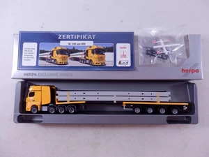 »HERPA 941617 H0 1:87 · MB ACTROS MAX BÖGL BELADEN LIMITIERT NR.: 343/500 · OVP  - Bild 1 von 4