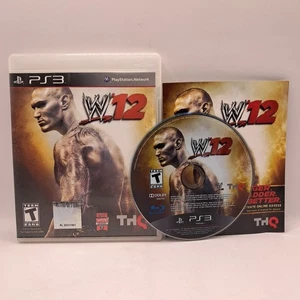 WWE '12 (Sony Playstation 3, 2011) PS3 CIB komplett mit Handbuch GETESTET - Sehr Gut - Bild 1 von 8