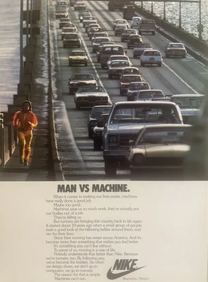 Anuncio de calzado para correr Nike HOMBRE VS MÁQUINA Foto 1 de 4