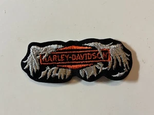 NOS 3 7/8" Harley Davidson Broken Wings Patch Jacket HOG Black Orange Diamond - Bild 1 von 2