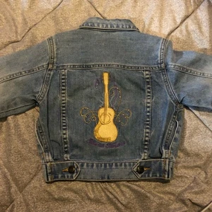 Disney Hannah Montana Denim Jacket Guitar Embroidery Toddler Jean Jacket XXS - Picture 1 of 7