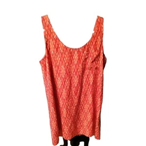 Josie Silk Dress Top Women's Size Medium Vacation Resort Wear - Picture 1 of 9