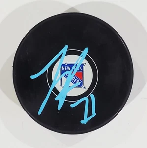 JUUSO PARSSINEN SIGNED NEW YORK RANGERS PUCK NHL HOCKEY W/LOA - Picture 1 of 1