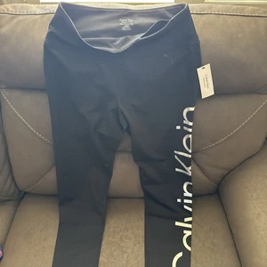 Calvin Klein Performance Leggings Damen. Schwarz. Groß. Stretch - Bild 1 von 10