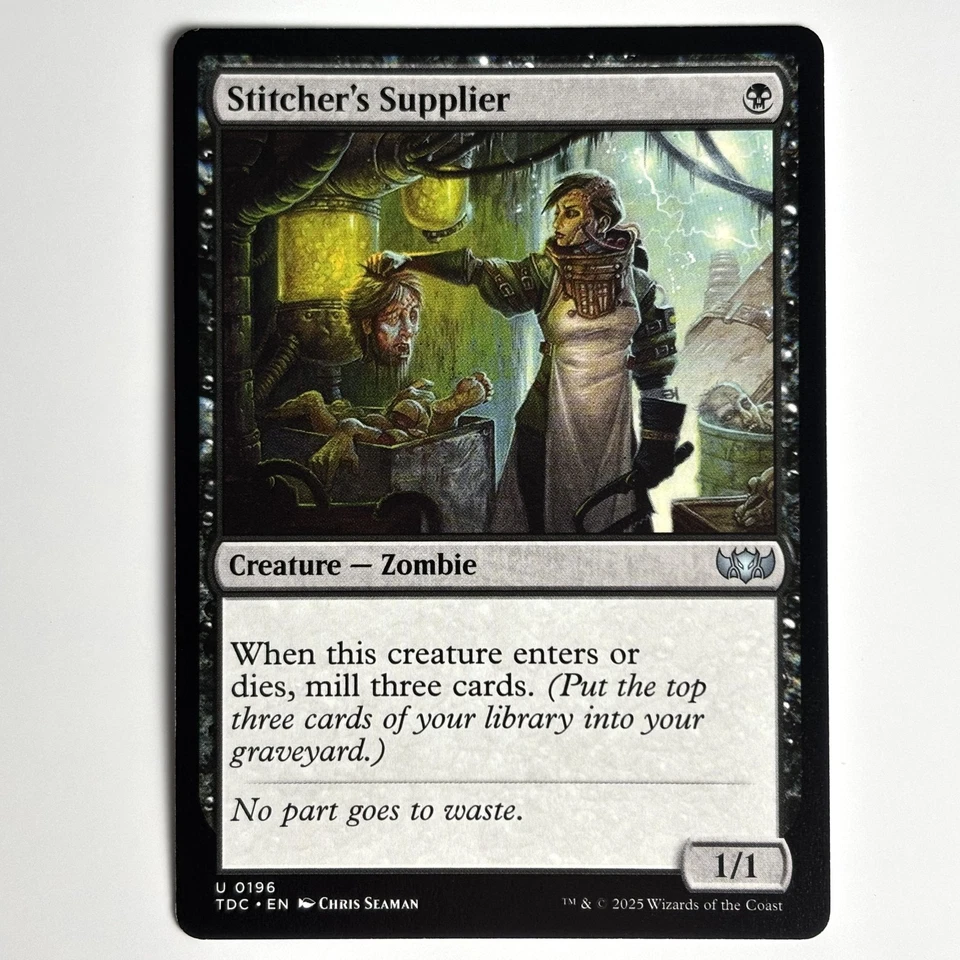 STITCHER'S SUPPLIER MTG TDC - CARTE MAGIC THE GATHERING EN NEUF - Photo 1/1