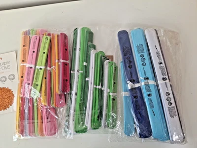 3 packs of ready to make Pom Poms different sizes and colours - Image 1 of 4