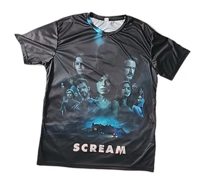 Scream 5 Black Tee 2022 Holy Hell Movie Poster Graphic 2-Side Photos 4 Size Neu ohne Etikett - Bild 1 von 10