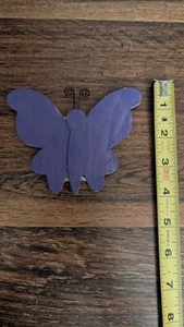Hand Painted Wooden Butterfly Fridge Magnet Plaid Enterprises Inc - Picture 1 of 3