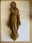 Madonna mit Kind aus Wachs l. Figur, Skulptur, Maria mit Jesus Top, Relief / 1